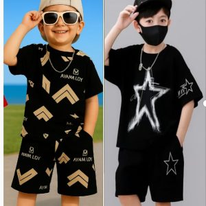 premium quality boys t-shirt 2pice combo set